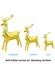Self-inflate Reindeer gold color