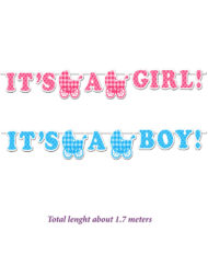 It s A Girl-Boy Banners
