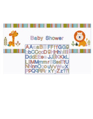 Giant Party Banner W Letters-Animals