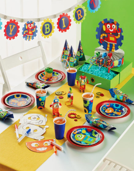 Party Robots Theme Party Supplies