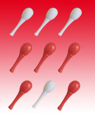 Red White Maraca