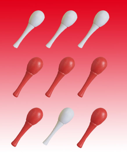 Red White Maraca