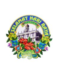 Selamat Hari Raya Round Hanging Deco