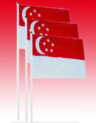 Singapore Mini Flag