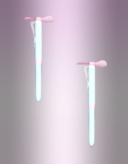 Battery Operated Mini Fan with Pen