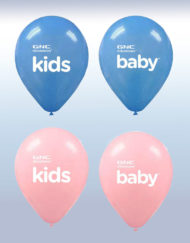 Light Color Balloon Printed With White ink.