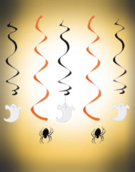 Halloween Decor Dizzy Danglers Ghosts & Spiders