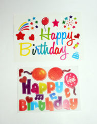 Happy Birthday Stickers