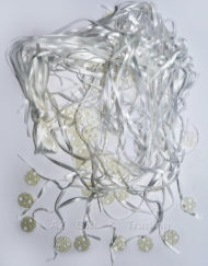 Round Balloon Clips With Ribbon