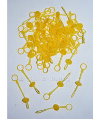 Yellow Balloon Clip With Ring