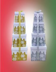 4 Decorative Christmas Box Sets