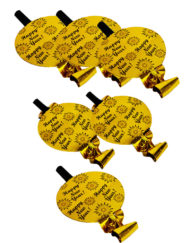 Happy New Year Gold Blowout