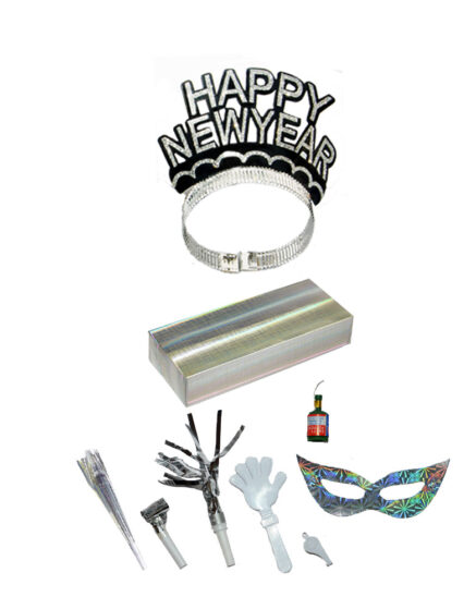 Party Pack-Tiara Silver Party Box 7 items