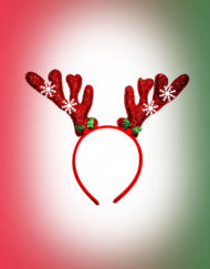 Reindeer Headband Red