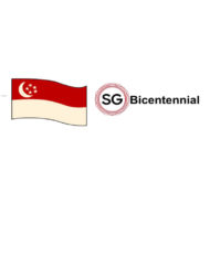 Bicentennial Tattoo Sticker-Flag