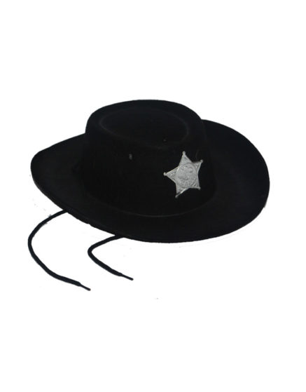 Black Cowboy Hat Velvet