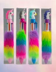 6 Colors Unicorn Pen With Feather