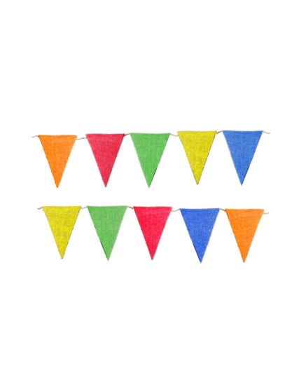Colorful Triangle Flag Bunting