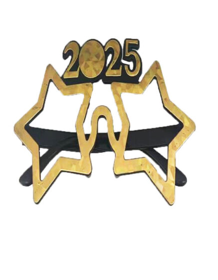 2025 Gold-Black Star Holes Spectacles