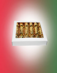 6 Christmas Crackers 8 inches Gold