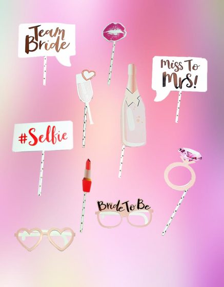 Bride to be photo prop