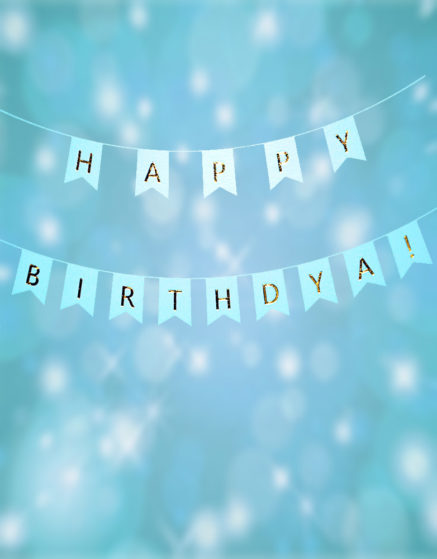 Happy Birthday Jointed Banner