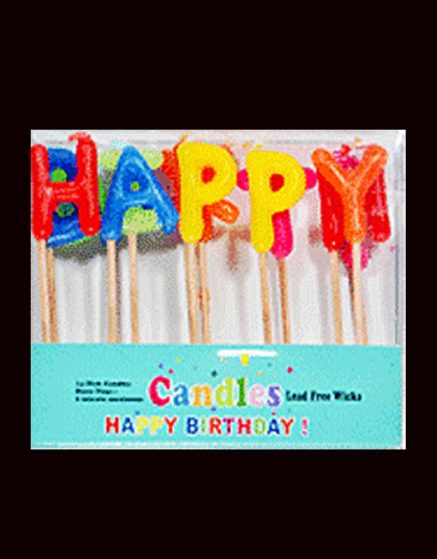 Party Candle Happy Birthday