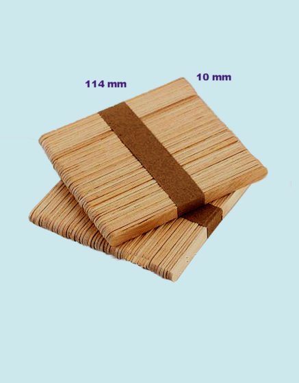 Wooden Color Ice Cream Stick