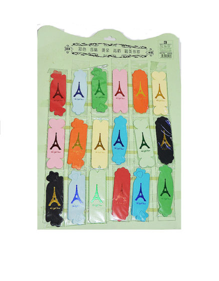 Paper Bookmark Printed Paris Tower