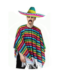 Adult Mexican Poncho Cosplay Costume