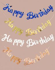 Lettering Happy Birthday Banners