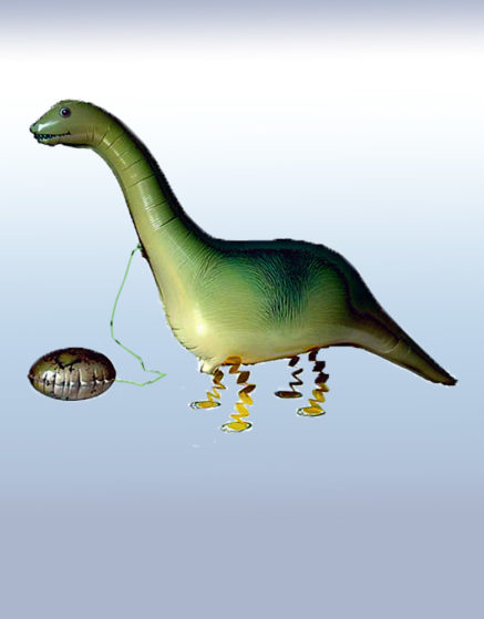 Dinosaur Walking Balloon With Egg