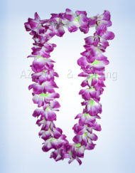 Flower Garland Hawaii Two Tone Purple-White