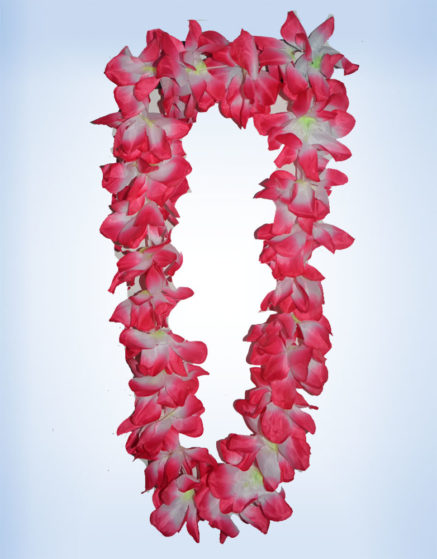 Flower Garland Hawaii Two Tones Pink-White