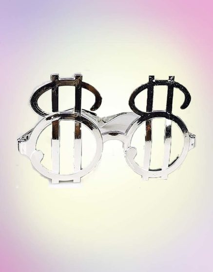 Silver Dollar Sign Spectacle