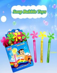 Soap bubble toys with small wind mill