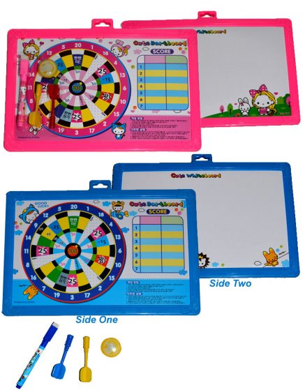 Children White Board With Magnetic Dart