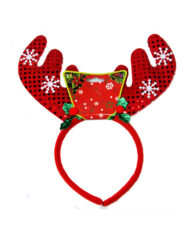 Christmas Red Reindeer Antlers Headband