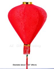 Chinese New Year Diamond Shape 66 cm Lantern-Silk