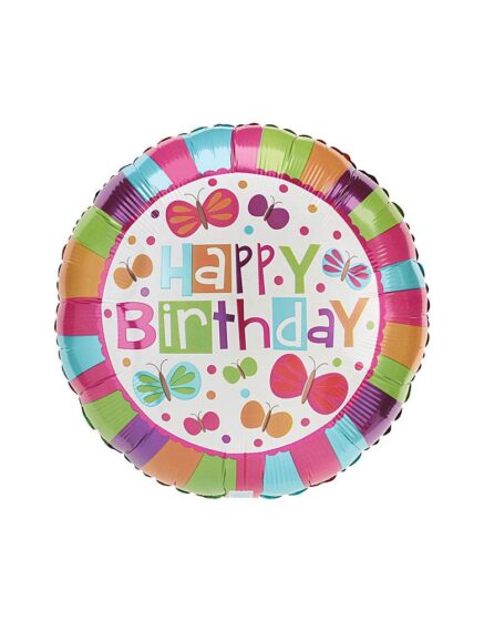happy birthday foil balloon