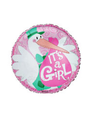 It s a Girl Balloon Pink