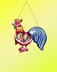 Traditional Cellophane Paper Lantern Rooster-M