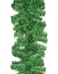 9 ft Bendable leafs Green Christmas Garland