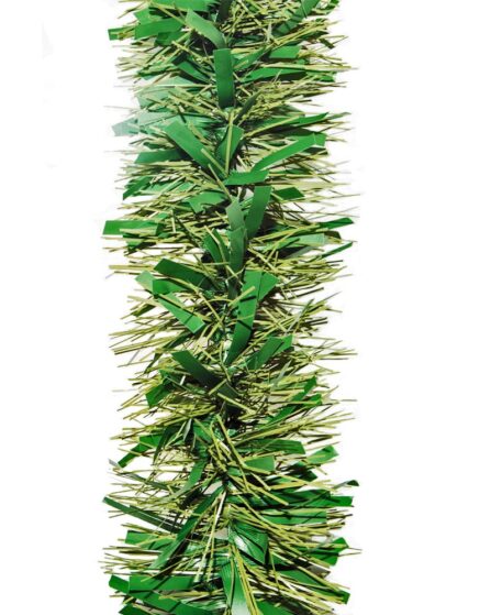 6 ft Green Artificial Christmas Garland-Thick Leafs