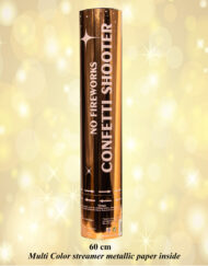 60 cm Confetti Cannon-Rose Gold Packaging
