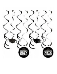 8 pieces Congrats GRAD Dizzy Danglers