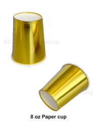 Disposable Cups-Solid-Gold Shinning Finished