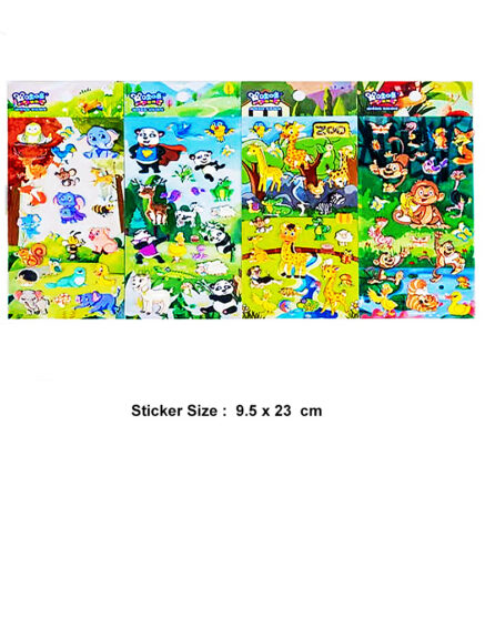 Children Stickers Zoo Animal Series