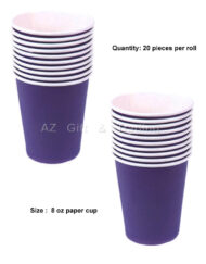Disposable Paper Cup Purple