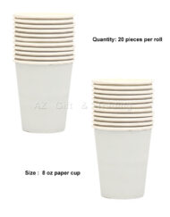 Disposable Paper Cup Silver